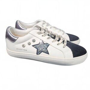 Vintage Havana Rush Sneakers Star embellished leather & suede sneakers size 6.5